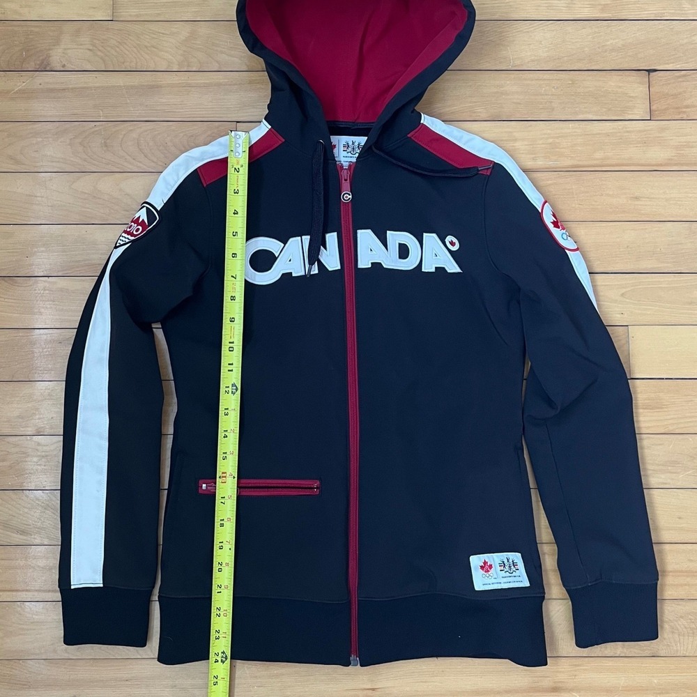 Hudson's Bay Co Team Canada 2010 Vancouver Olympics Zip Up Hoodie Womens Small - Picture 7 of 8